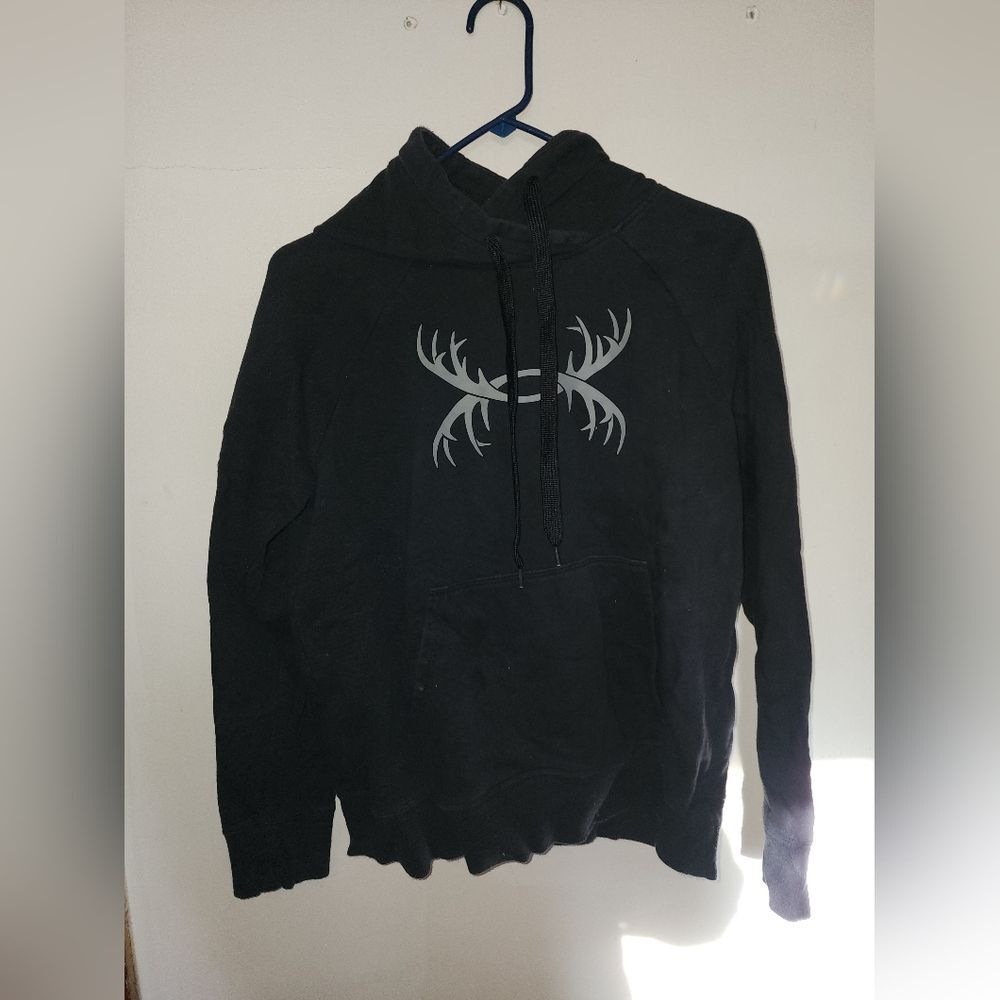 Under Armour | Women’s Loose Fit Hoodie | Black with Antler Logo Design | SM / P